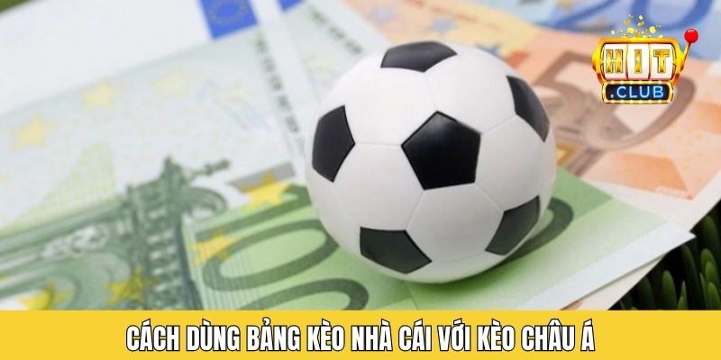 Cách dùng bảng kèo nhà cái với kèo châu Á