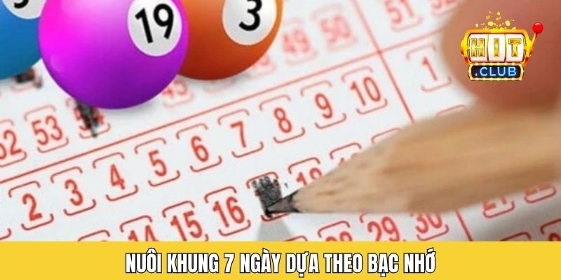 Nuôi khung 7 ngày dựa theo bạc nhớ